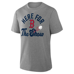 Boston Red Sox Nostalgia Tri-Blend T-Shirt - Heather Gray