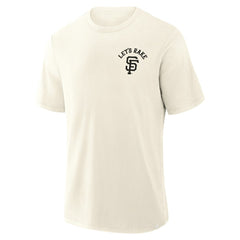 San Francisco Giants Nostalgia Stadium Slub T-Shirt - Cream