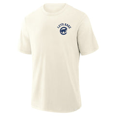 Chicago Cubs Nostalgia Stadium Slub T-Shirt - Cream
