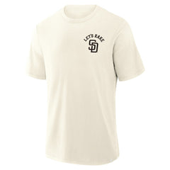 San Diego Padres Nostalgia Stadium Slub T-Shirt - Cream