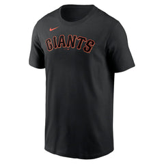 Rafael Devers San Francisco Giants Home Name & Number T-Shirt - Black | Nike