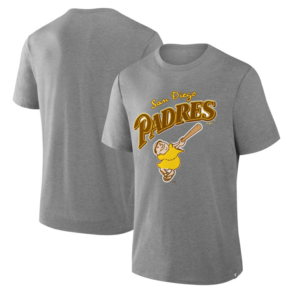San Diego Padres Tribute IYKYK Tri-Blend T-Shirt - Heather Gray