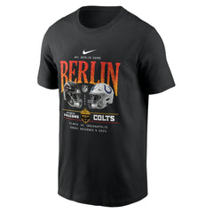 Atlanta Falcons vs. Indianapolis Colts International Games Berlin 2025 T-Shirt - Black | Nike on sale