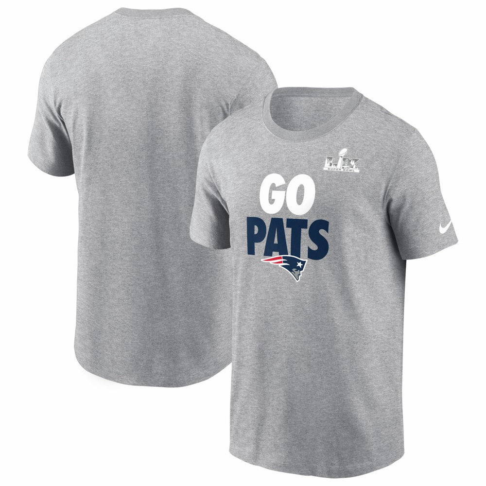 New England Patriots Super Bowl LX Fast As Fast Gets T-Shirt - Heather Gray | Nike on sale