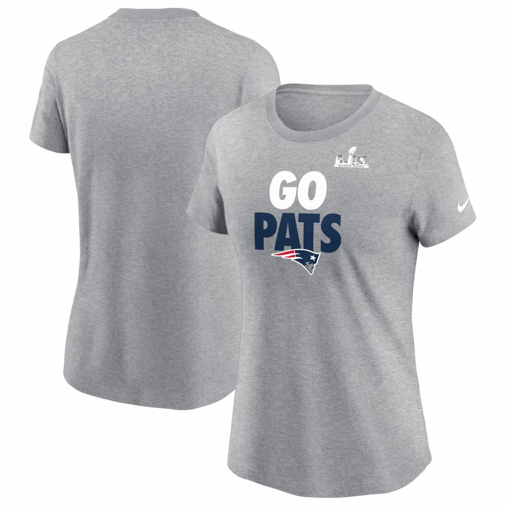 New England Patriots Women's Super Bowl LX Local T-Shirt - Heather Gray | Nike discount