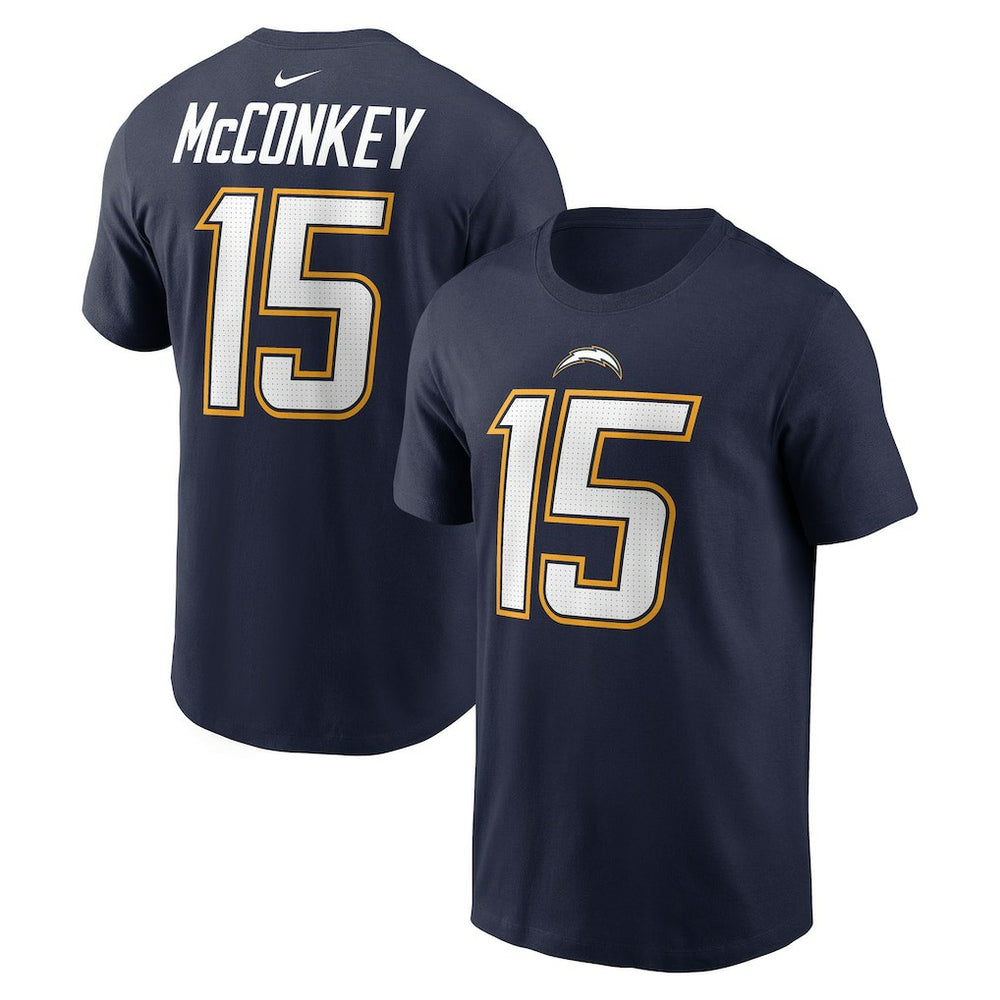 Ladd McConkey Los Angeles Chargers Alternate Super Chargers Name & Number T-Shirt - Navy | Nike sale