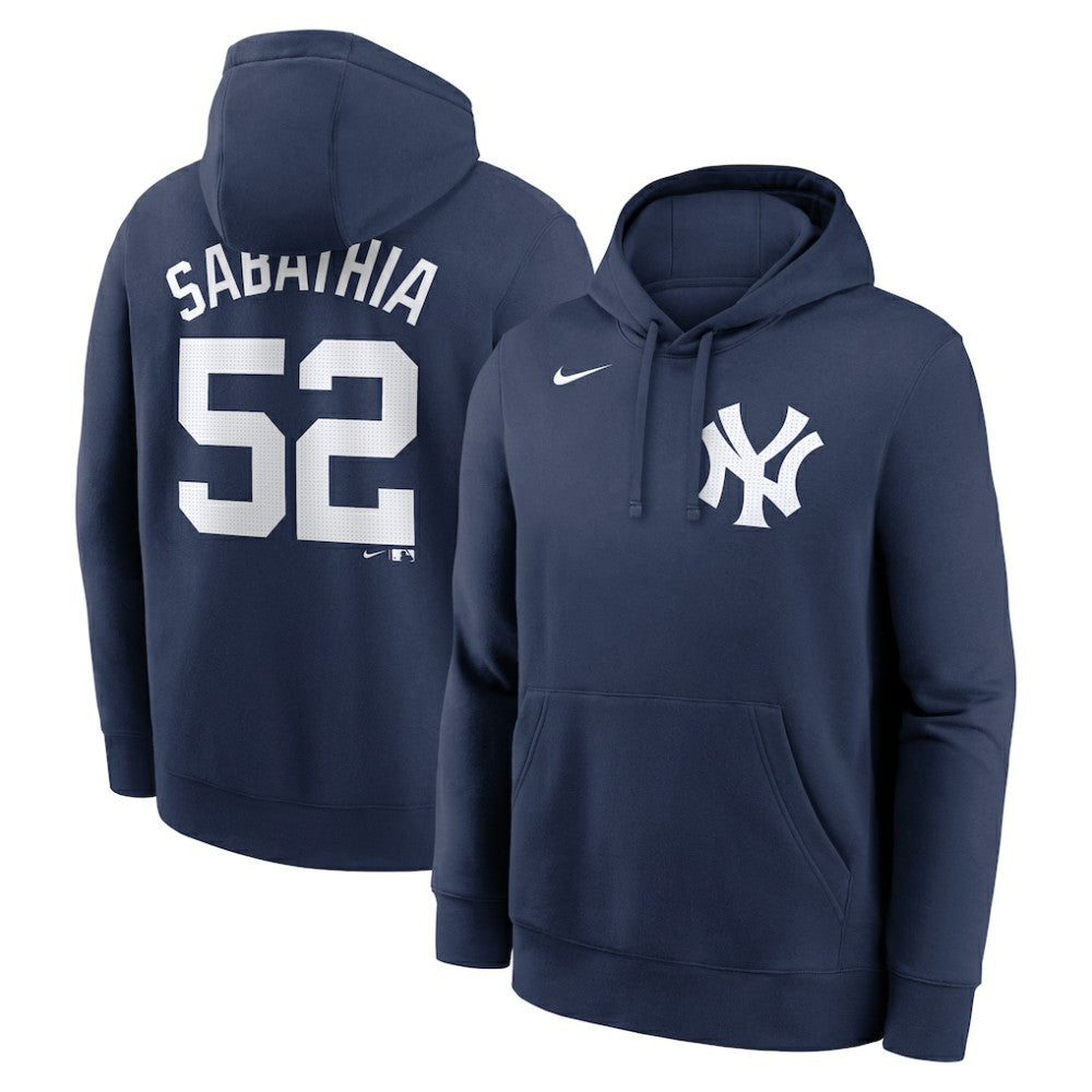 CC Sabathia New York Yankees Retired Player Name & Number Club Pullover Hoodie - Navy | Nike