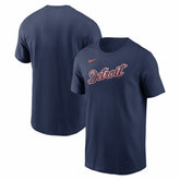 Detroit Tigers Alternate Wordmark T-Shirt - Navy | Nike