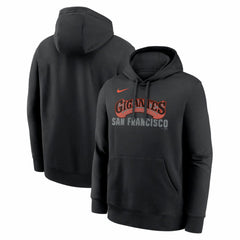 San Francisco Giants Alternate Club Fleece Hoodie - Black | Nike