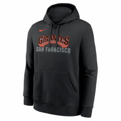 San Francisco Giants Alternate Club Fleece Hoodie - Black | Nike