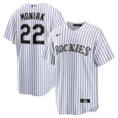 Mickey Moniak Colorado Rockies Home Replica Jersey - White | Nike