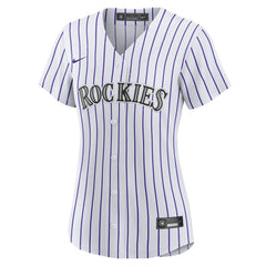 Tyler Freeman Colorado Rockies Women's Home Replica Jersey - White | Nike