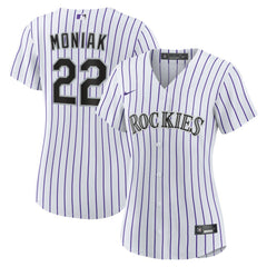 Mickey Moniak Colorado Rockies Women's Home Replica Jersey - White | Nike
