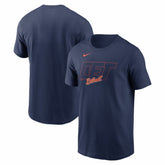 Detroit Tigers Alternate Logo 2-Hit T-Shirt - Navy | Nike