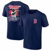 David Ortiz Boston Red Sox Retired Player Nickname Name & Number T-Shirt - Navy