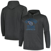 Tennessee Titans Big & Tall Pullover Hoodie - Heather Charcoal outlet