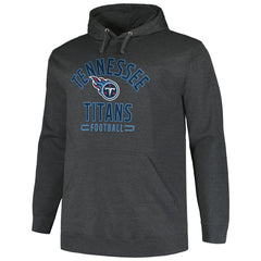Tennessee Titans Big & Tall Pullover Hoodie - Heather Charcoal outlet