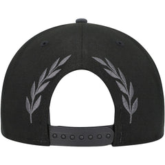 Brooklyn Nets Back Laurels 9FIFTY Snapback Hat - Black | New Era for sale