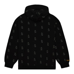 Green Bay Packers Allover Print Fleece Pullover Hoodie - Black online
