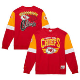 Kansas City Chiefs Gridiron Classics Allover 3.0 Pullover Sweatshirt - Scarlet outlet