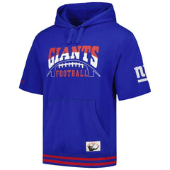 New York Giants Pre-Game Short Sleeve Pullover Hoodie - Royal for sale