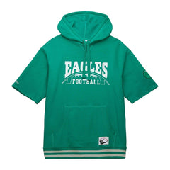Philadelphia Eagles Pre-Game Short Sleeve Pullover Hoodie - Kelly Green sale