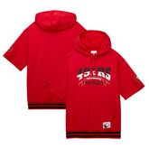 San Francisco 49ers Pre-Game Short Sleeve Pullover Hoodie - Scarlet online