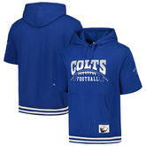 Indianapolis Colts Pre-Game Short Sleeve Pullover Hoodie - Royal discount