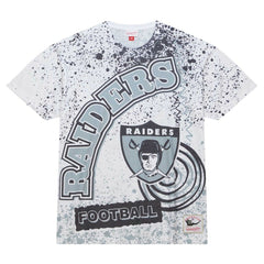 Las Vegas Raiders Team Burst Sublimated T-Shirt - White sale
