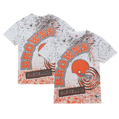 Cleveland Browns Team Burst Sublimated T-Shirt - White outlet