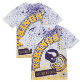 Minnesota Vikings Team Burst Sublimated T-Shirt - White cheap
