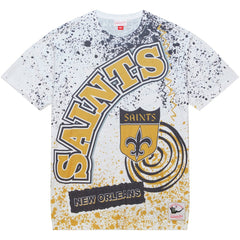 New Orleans Saints Team Burst Sublimated T-Shirt - White on sale