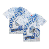 Dallas Cowboys Team Burst Sublimated T-Shirt - White outlet