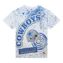 Dallas Cowboys Team Burst Sublimated T-Shirt - White outlet