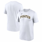 Pittsburgh Pirates New Legend Wordmark Dri-FIT T-Shirt - White | Nike