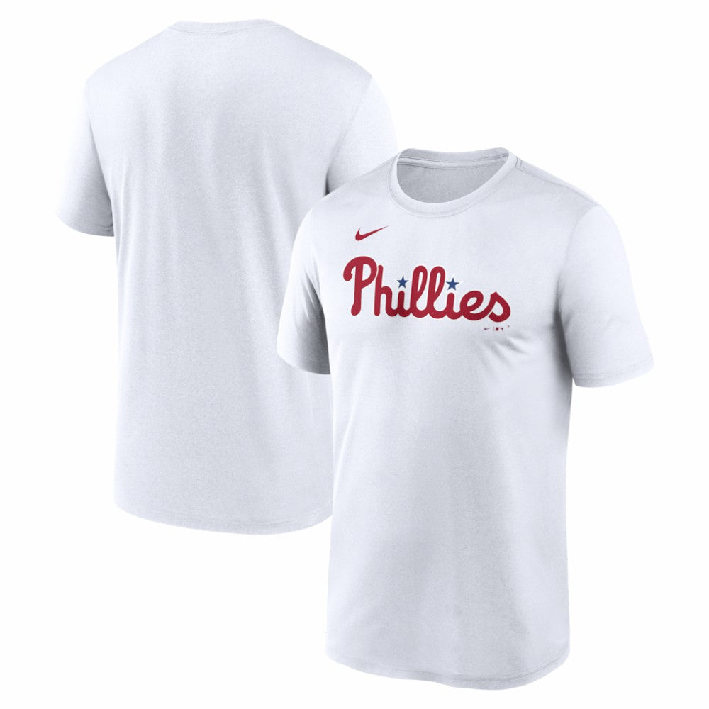 Philadelphia Phillies New Legend Wordmark Dri-FIT T-Shirt - White | Nike