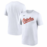 Baltimore Orioles New Legend Wordmark Dri-FIT T-Shirt - White | Nike