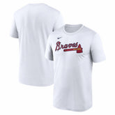 Atlanta Braves New Legend Wordmark Dri-FIT T-Shirt - White | Nike