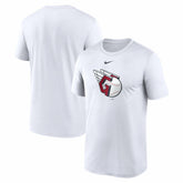 Cleveland Guardians New Legend Dri-FIT T-Shirt - White | Nike