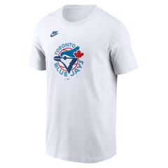 Toronto Blue Jays Cooperstown Collection Logo T-Shirt - White | Nike