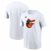 Baltimore Orioles Cooperstown Collection Logo T-Shirt - White | Nike