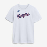 Texas Rangers Cooperstown Collection Wordmark T-Shirt - White | Nike