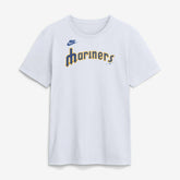 Seattle Mariners Cooperstown Collection Wordmark T-Shirt - White | Nike