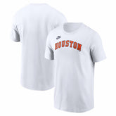 Houston Astros Cooperstown Collection Wordmark T-Shirt - White | Nike