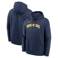 Milwaukee Brewers Dri-Fit Club Hoodie - Navy | Nike