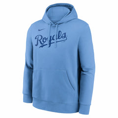 Kansas City Royals Dri-Fit Club Hoodie - Light Blue | Nike