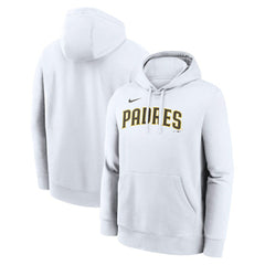 San Diego Padres Dri-Fit Club Hoodie - White | Nike