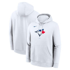 Toronto Blue Jays Logo Club Hoodie - White | Nike