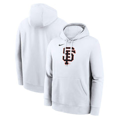 San Francisco Giants Logo Club Hoodie - White | Nike