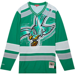 Philadelphia Eagles Women's Big Face 7.0 Long Sleeve Jersey T-Shirt - Green discount